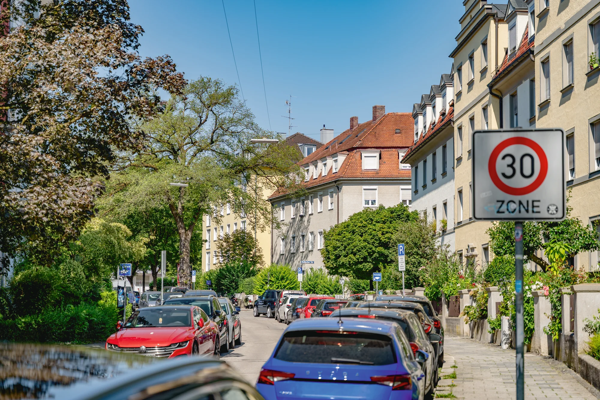 Wohnstraße in Obersendling
